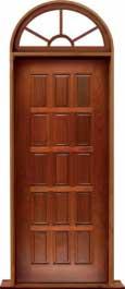 15 panel: door in frame