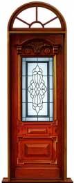 chateau leadlight: double door